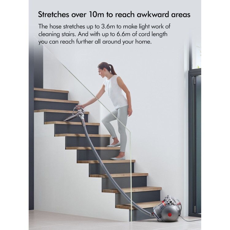 Dyson Big Ball Multi Floor 2 Cylinder Corded Vacuum Cleaner - Iron & Yellow