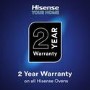 Hisense Built-In 900W Microwave with Grill - Black
