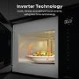 Hisense Built-In 900W Microwave with Grill - Black