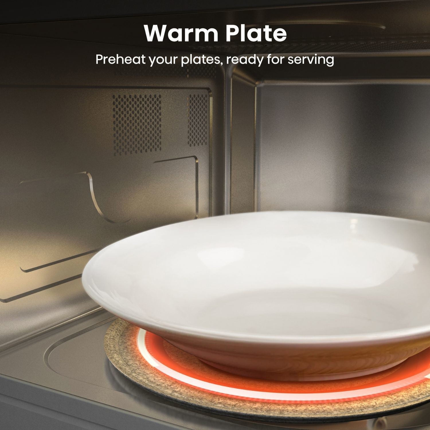Plate warmer microwave.