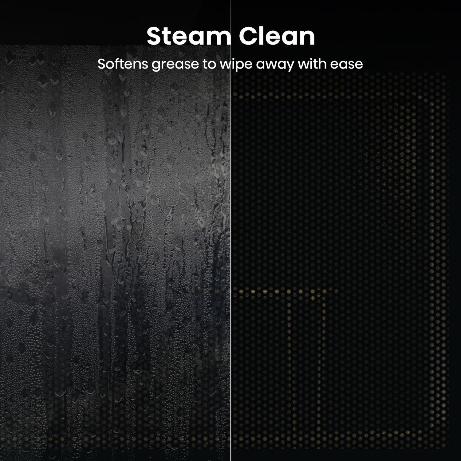 Steam clean microwave.