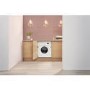 Hotpoint Anti-stain 7kg Wash 5kg Dry 1400rpm Integrated Washer Dryer- - Quiet, Steam - White