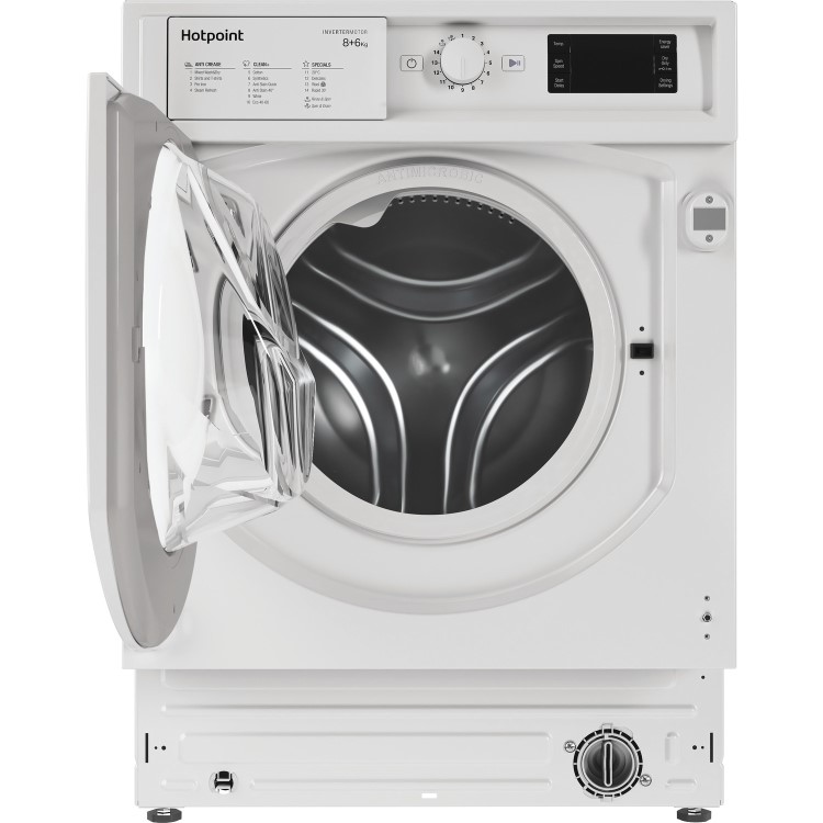 Refurbished Hotpoint BIWDHG861484UK Integrated 8/6KG 1400 Spin Washer Dryer