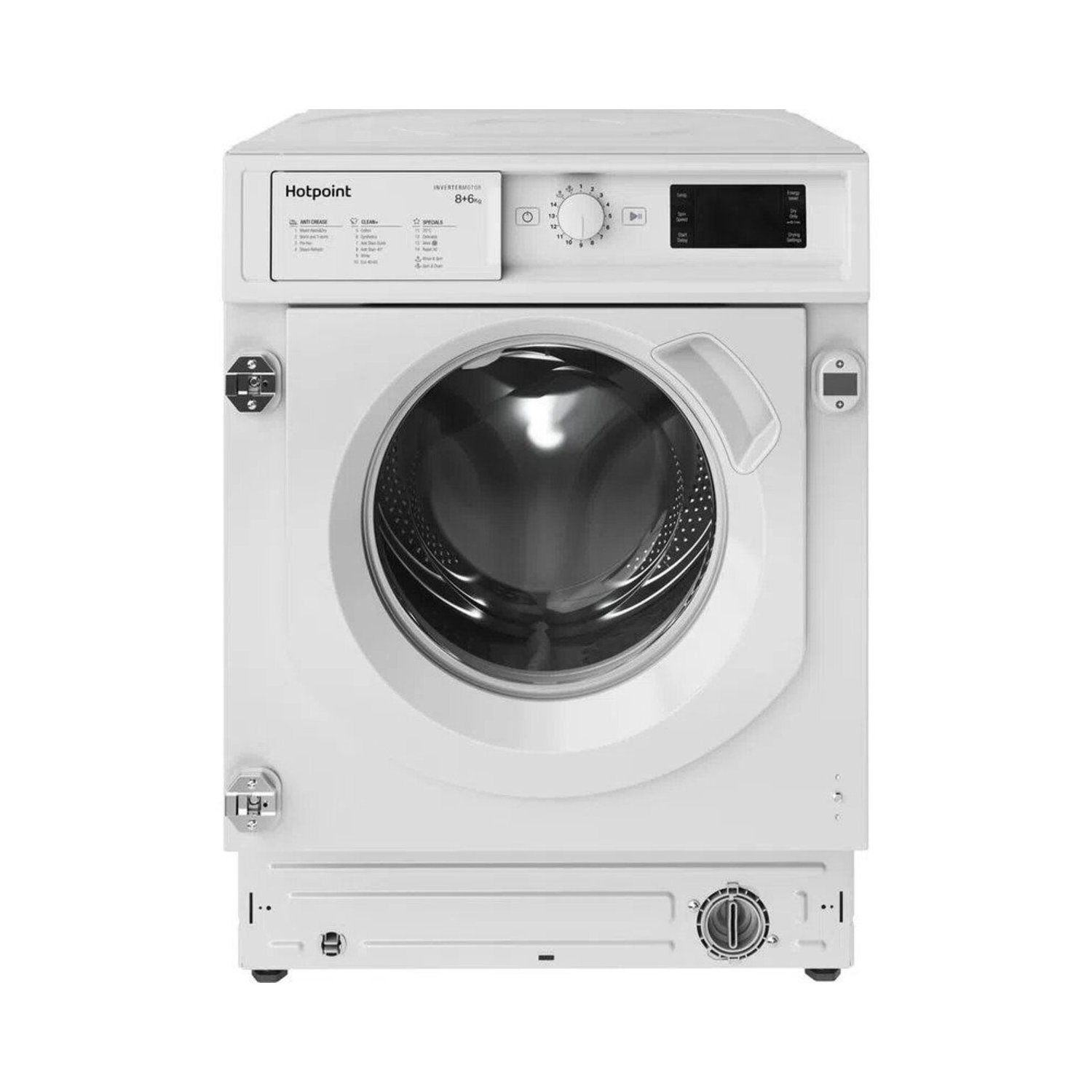 Hotpoint BIWDHG861485UK Anti-Stain 8kg Wash 6kg Dry Integrated Washer Dryer - White