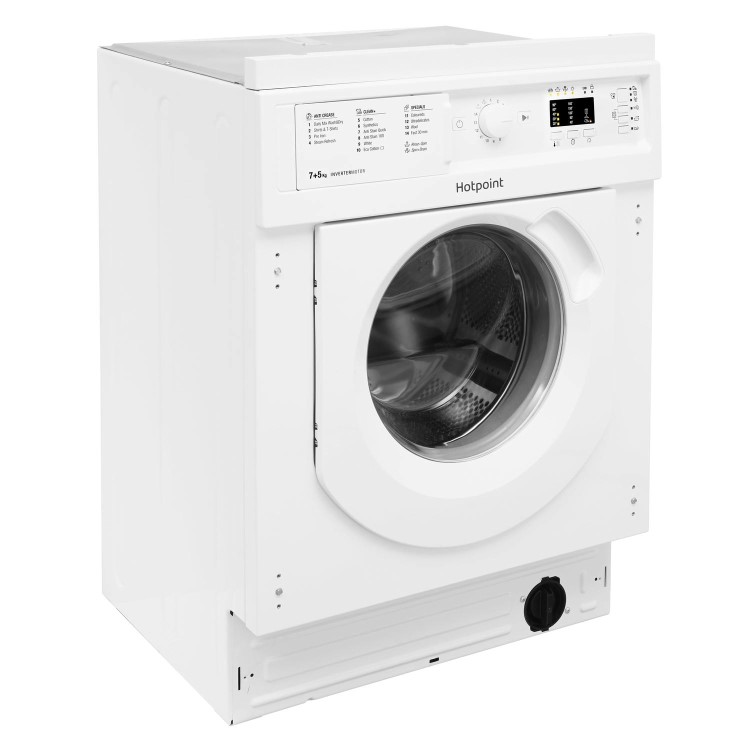 GRADE A2 - Hotpoint BIWDHL7128 7kg Wash 5kg Dry 1200rpm Integrated Washer Dryer With Efficient Inverter Motor - White