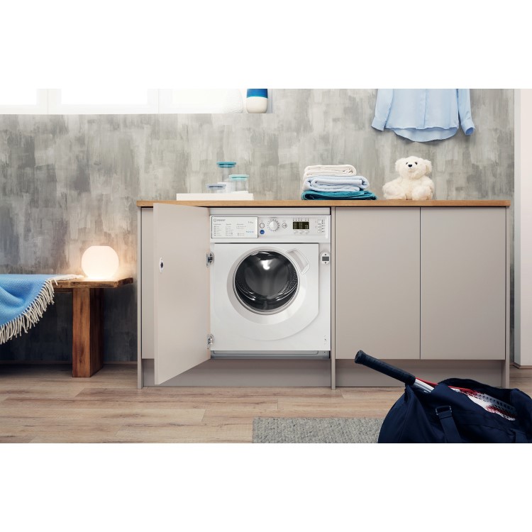 Indesit Push&Go 7kg Wash 5kg Dry Integrated Washer Dryer