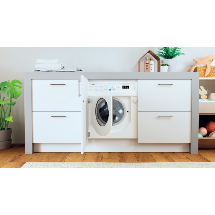 Indesit Push&Go 7kg Wash 5kg Dry Integrated Washer Dryer