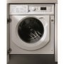 Refurbished Indesit BIWDIL861284 Integrated 8/6KG 1200 Spin Washer Dryer With Quiet Inverter Motor