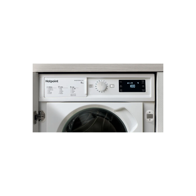 Hotpoint Anti-stain 8kg 1400rpm Integrated Washing Machine - White