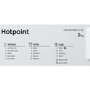 Hotpoint Anti-stain 8kg 1400rpm Integrated Washing Machine - White