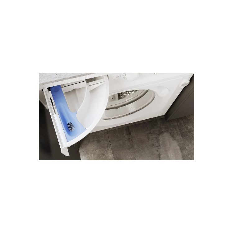Hotpoint Anti-stain 8kg 1400rpm Integrated Washing Machine - White