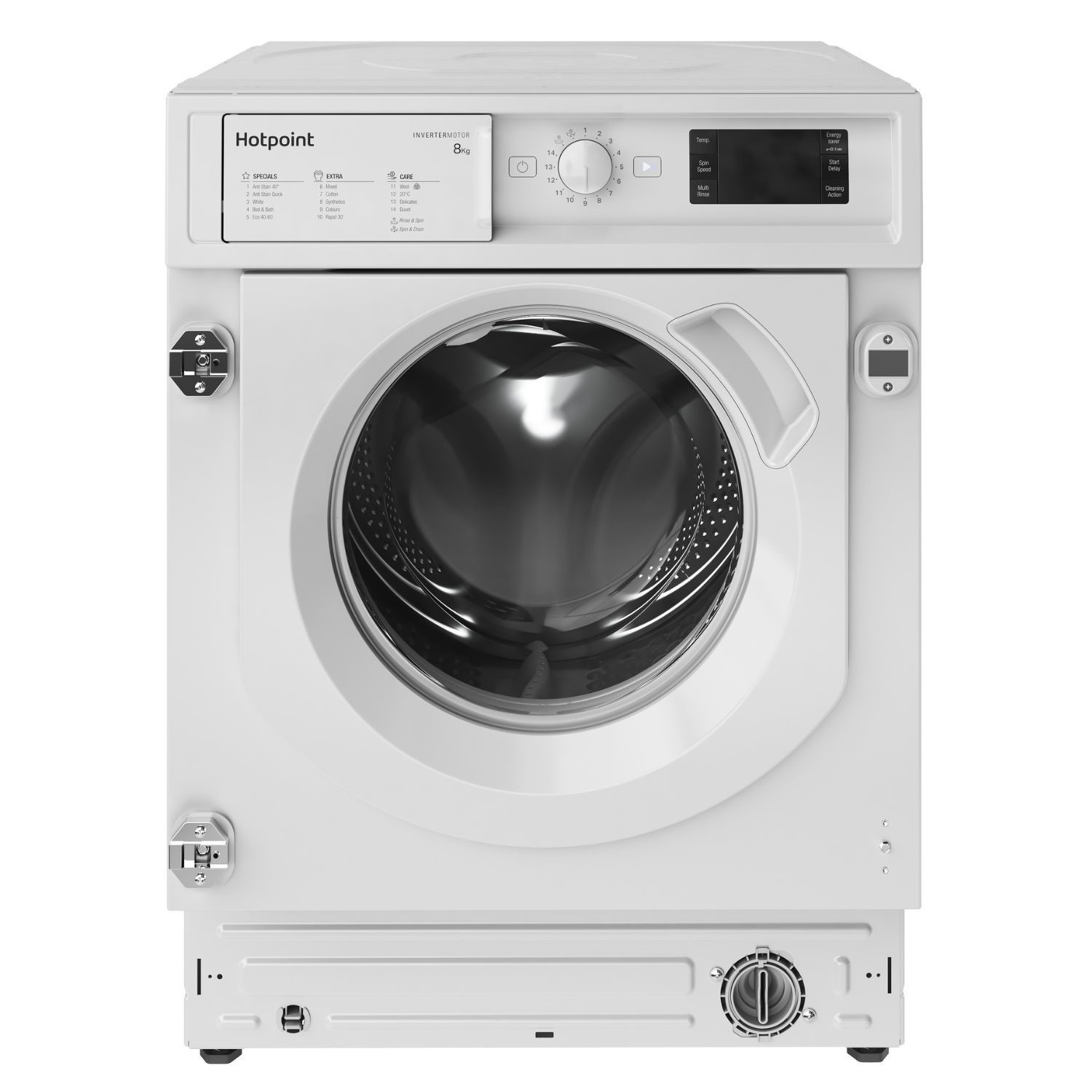 Hotpoint 8kg Integrated Washing Machine - 1400rpm AntiStain Quiet B-Rated - BI WMHG 81485 UK