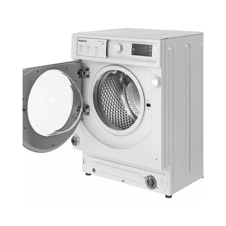 Refurbished Hotpoint BIWMHG91485UK Integrated 9KG 1400 Spin Washing Machine White