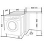 Refurbished Indesit BIWMIL71252UKN Integrated 7KG 1200 Spin Washing Machine White
