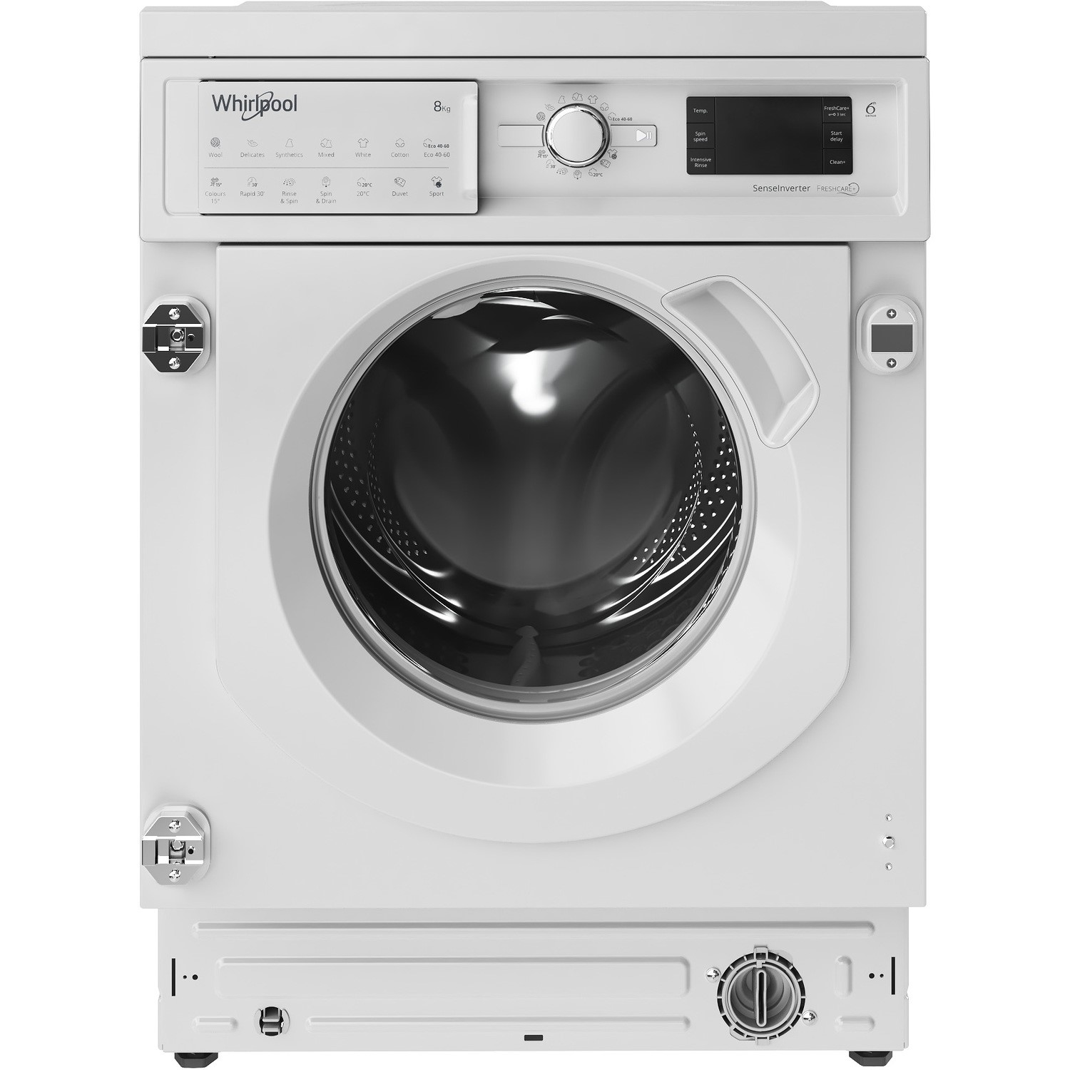 whirlpool biwmwg81484 8kg 1400rpm integrated washing machine