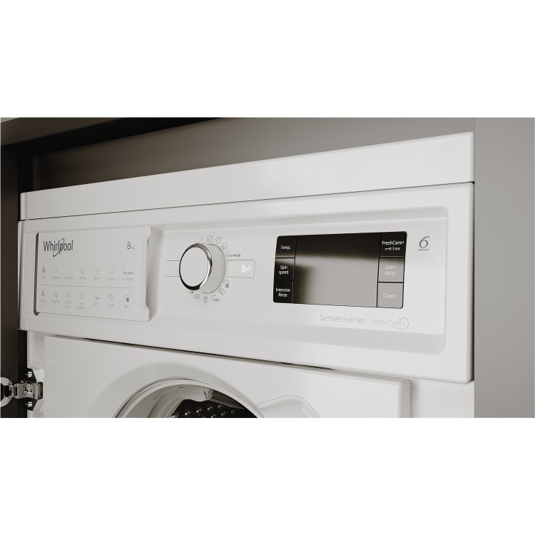 Whirlpool 8kg 1400rpm Integrated Washing Machine