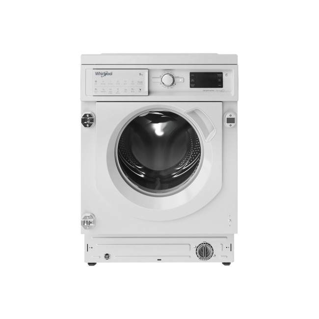 Whirlpool 6th sense 8kg 1400rpm Integrated Washing Machine - White