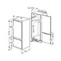 Amica 242 Litre 70/30 Integrated Fridge Freezer