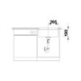 Single Bowl Jasmin Composite Kitchen Sink - Blanco Subline 500-U