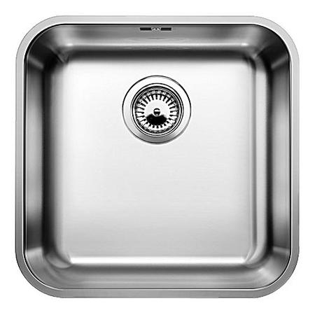 ONLY OPENED - Box Opened Blanco Supra 400-U Single Bowl Chrome Stainless Steel Kitchen Sink