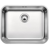 ONLY OPENED - Single Bowl Undermount Chrome Stainless Steel Kitchen Sink - Blanco Supra 500-U