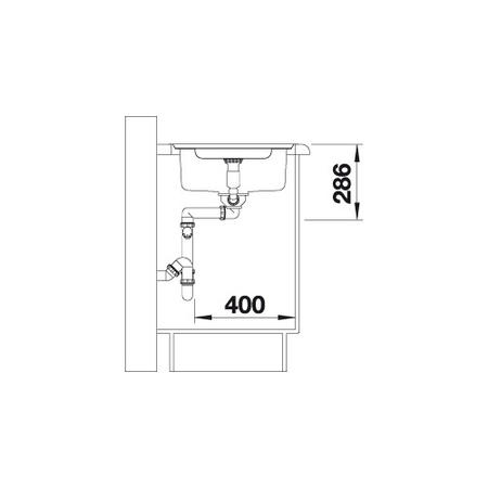 GRADE A1 - Blanco BL453565 Classic Pro 5 S-IF Stainless Steel Sink