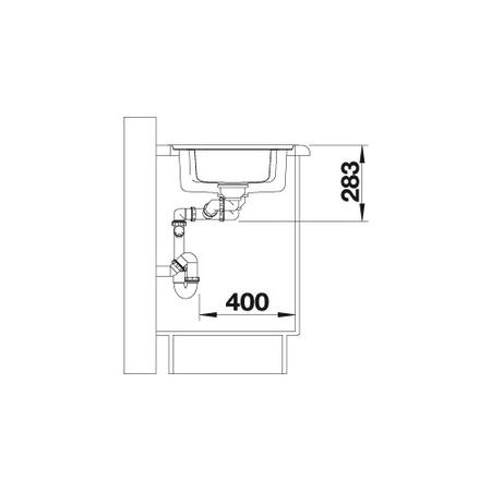 Blanco Classic Pro 6 S-IF 1.5 Bowl Reversible Drainer Stainless Steel Chrome Kitchen Sink