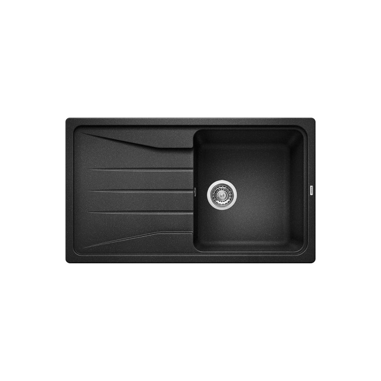 GRADE A1 - Box Opened Blanco Sona 5S Pd Single Bowl Anthracite Composite Kitchen Sink with Reversible Drainer