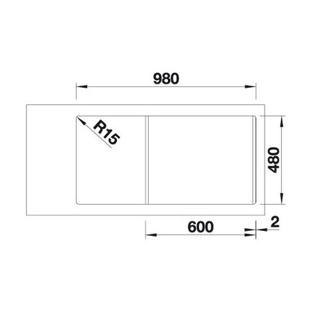 GRADE A1 - Blanco BL467782 Blanco Sona 6S Pd Alumetallic