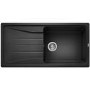 Single Bowl Anthracite Composite Kitchen Sink with 600mm Reversible Drainer - Blanco Sona