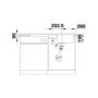 GRADE A2 - Blanco BL467808 Ceramic Sink Tolon 6S Cry. White
