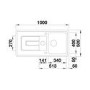 GRADE A2 - Blanco BL467808 Ceramic Sink Tolon 6S Cry. White