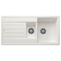 Blanco Legra 6 S 1.5 Bowl Inset Silgranit Kitchen Sink - White