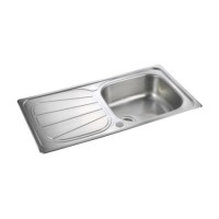 Rangemaster BL9501 Baltimore 950x508 1.0 Bowl Reversible Stainless Steel Sink