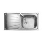 Rangemaster BL9501 Baltimore 950x508 1.0 Bowl Reversible Stainless Steel Sink