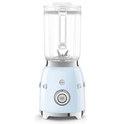 Smeg Retro 50's Style Jug Blender with Stainless Steel Blades - Pastel blue