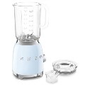 Smeg Retro 50's Style Jug Blender with Stainless Steel Blades - Pastel blue