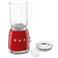 Smeg Retro 50's Style Jug Blender with Stainless Steel Blades - Red