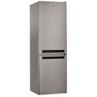 Whirlpool BLF8121OX 60cm 1.88m Freestanding Less Frost Fridge Freezer - Steel