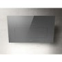 Elica Bloom 85cm Angled Cooker Hood - Grey Glass