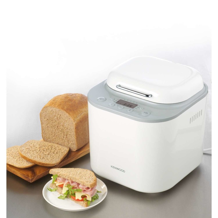 Kenwood BM260 11 Programme Breadmaker White & Stainless Steel