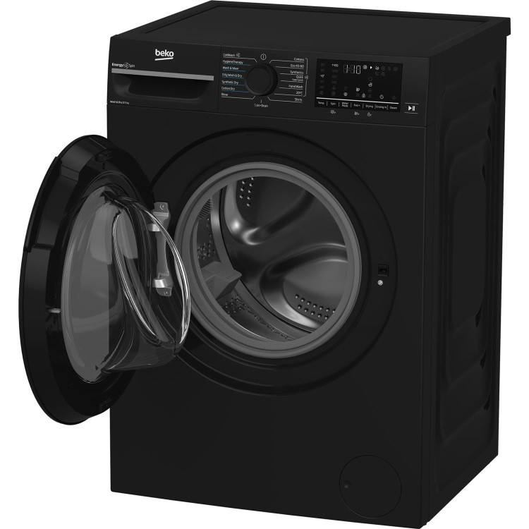 Beko EnergySpin 8kg Wash 5kg Dry 1400rpm Washer Dryer - Black