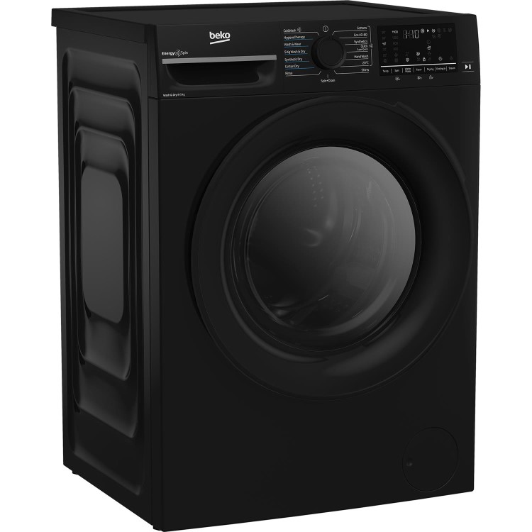 Beko EnergySpin 8kg Wash 5kg Dry 1400rpm Washer Dryer - Black