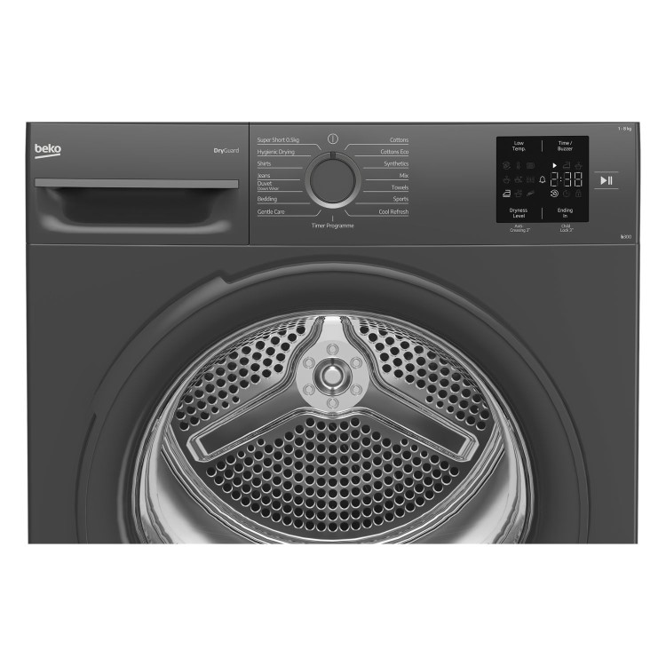 Beko 8kg Heat Pump Tumble Dryer - Graphite