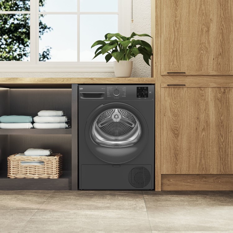 Beko 8kg Heat Pump Tumble Dryer - Graphite