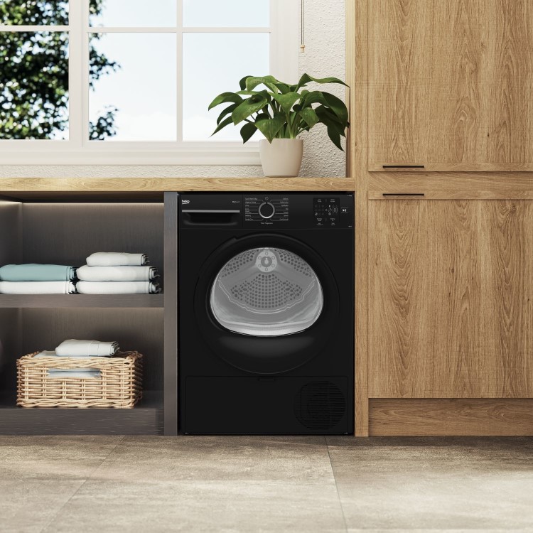 Beko 8kg Heat Pump Tumble Dryer - Black