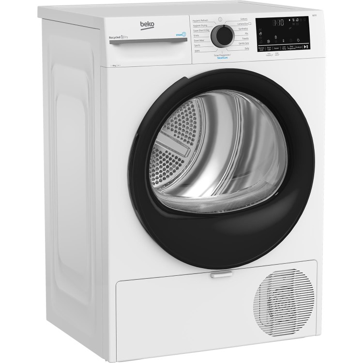 Beko SteamCure 8kg Heat Pump Tumble Dryer - White