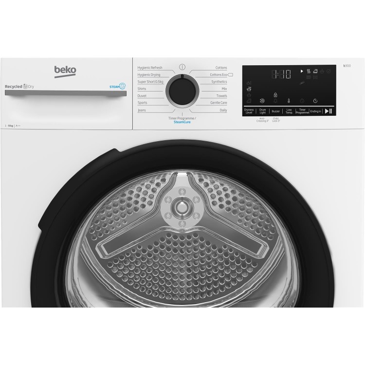 Beko SteamCure 9kg Heat Pump Tumble Dryer - White