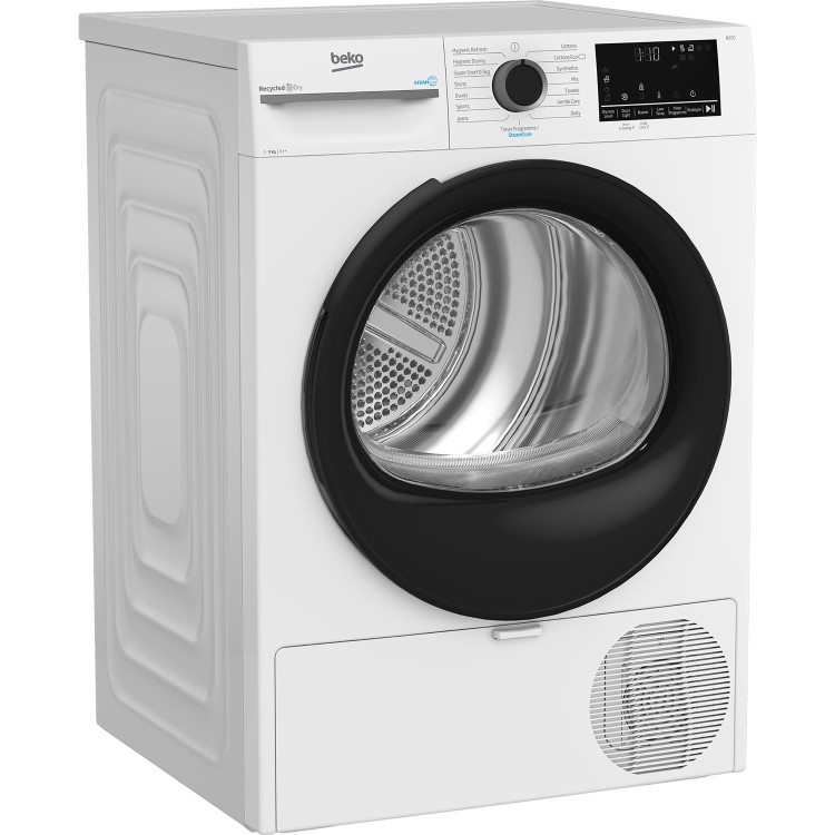 Beko SteamCure 9kg Heat Pump Tumble Dryer - White