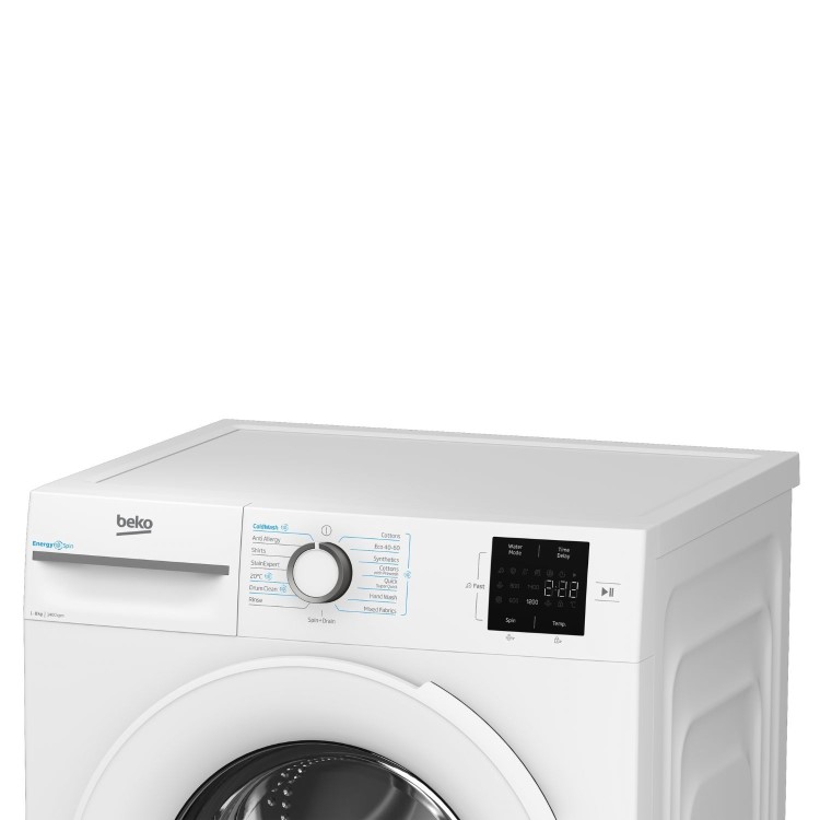Refurbished Beko BM3WT3841W Freestanding 8KG 1400 Spin Washing Machine White